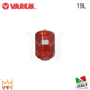 [VAREM]바램 밀폐형팽창탱크/질소탱크 19L/19리터 (기본셋팅압력2bar)